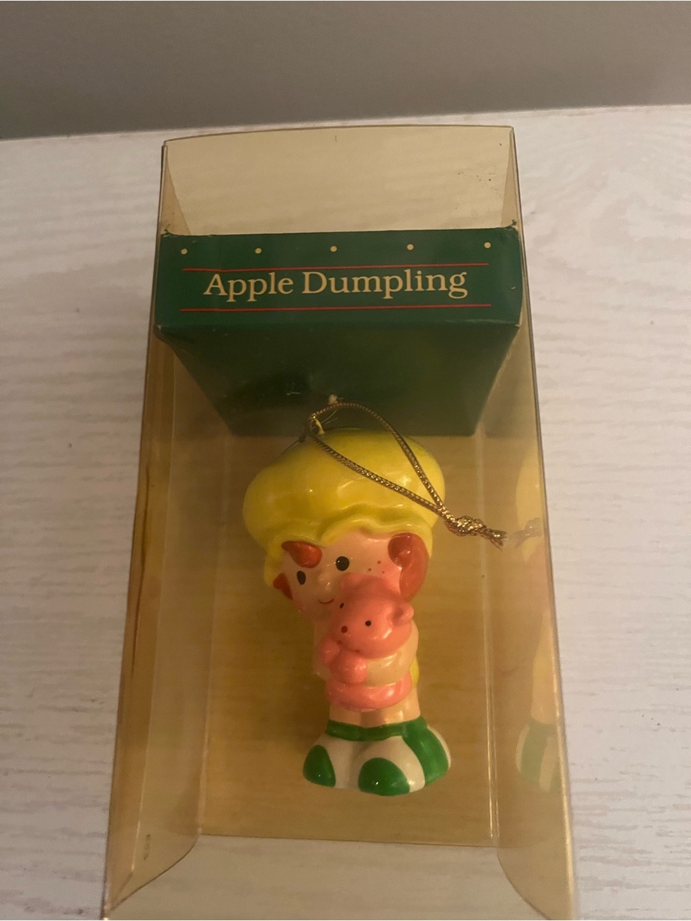 Vintage Apple Dumpling Christmas Ornament